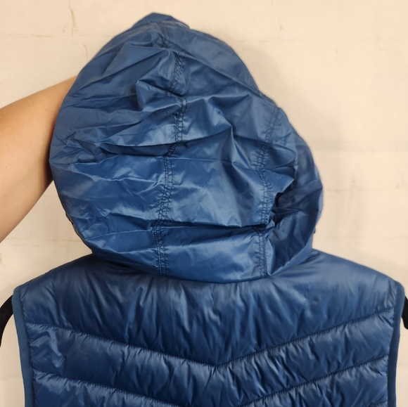 Sweaty Betty Activewear Accelerate Primaloft Puffer Running Gilet Vest Blue US 6 - Picture 9 of 15